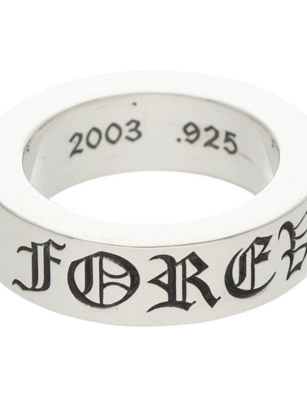 Chrome Hearts mm Spacer Forever Silver Ring